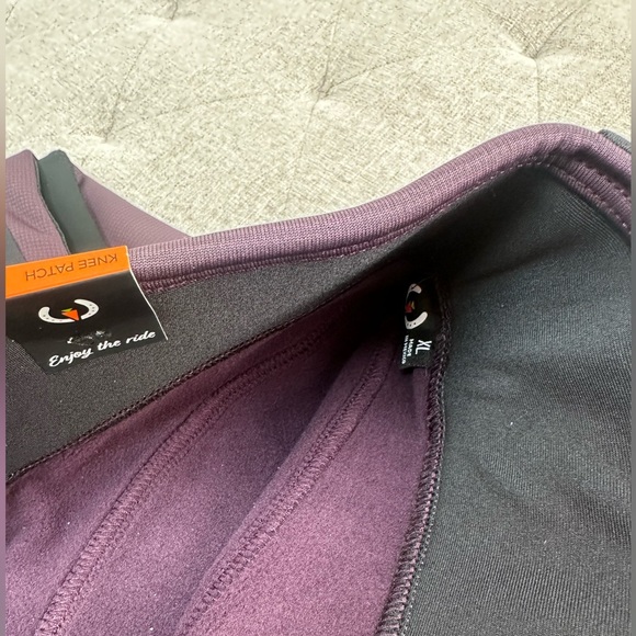 NWT KERRITS SIT TIGHT WIND PRO KNEE PATCH TIGHT VINEYARD COLOR XL or L - Picture 2 of 4